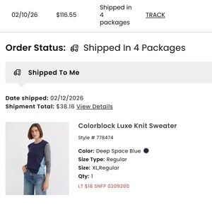 Loft luxe knit sweater